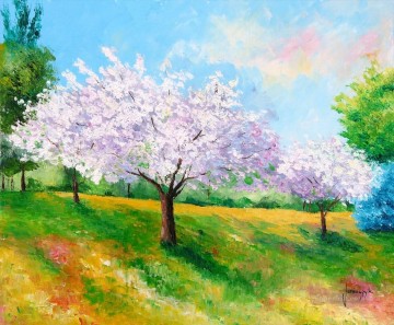 庭園 Painting - 春の庭園